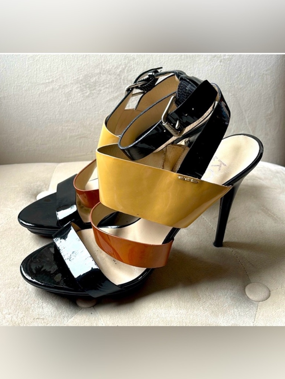 Michael Kors ankle-strap patent Sandals